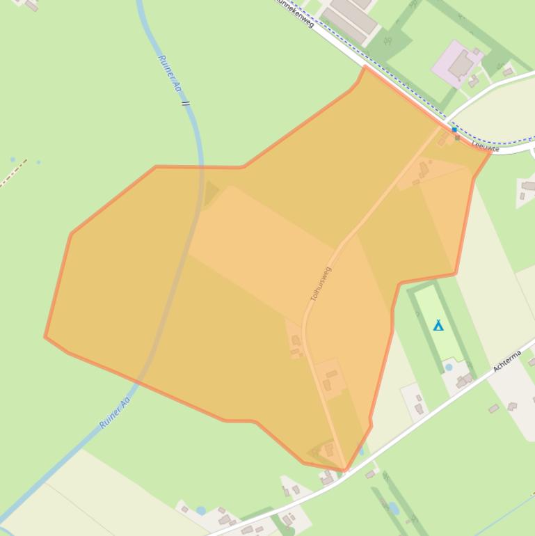 Kaart van postcodegebied 7963PN.