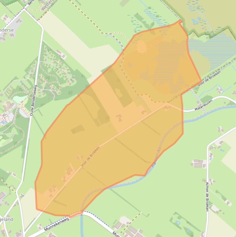 Kaart van postcodegebied 7963PT.