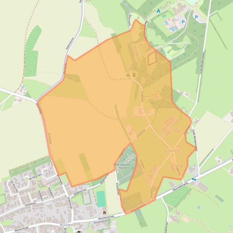 Kaart van postcodegebied 7963PW.