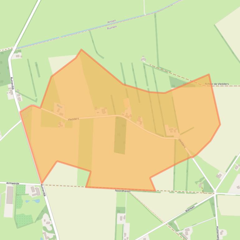 Kaart van postcodegebied 7963RH.