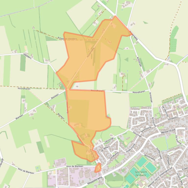 Kaart van postcodegebied 7963RK.