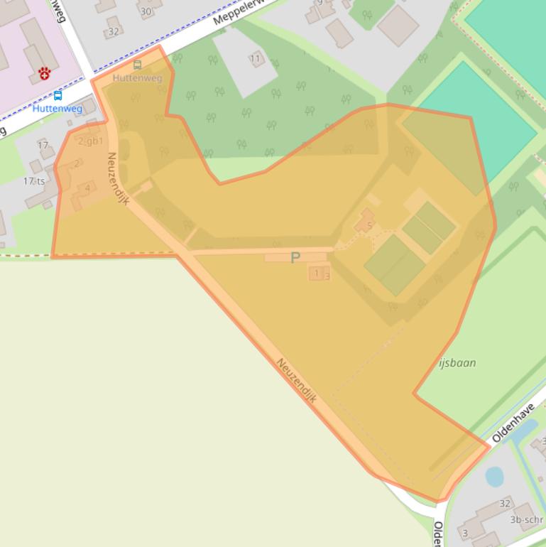 Kaart van postcodegebied 7963SE.