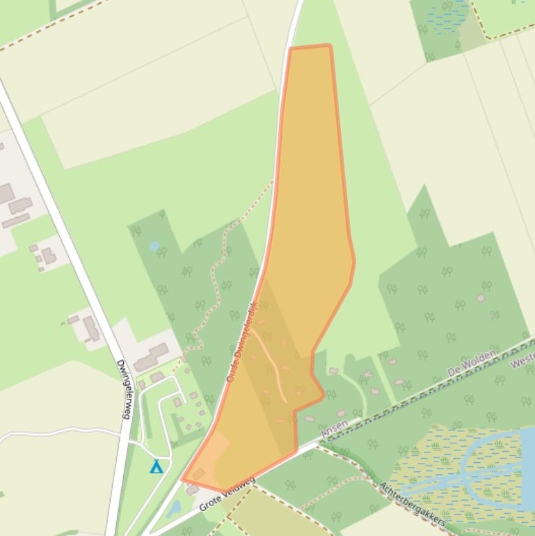 Kaart van postcodegebied 7964KH.