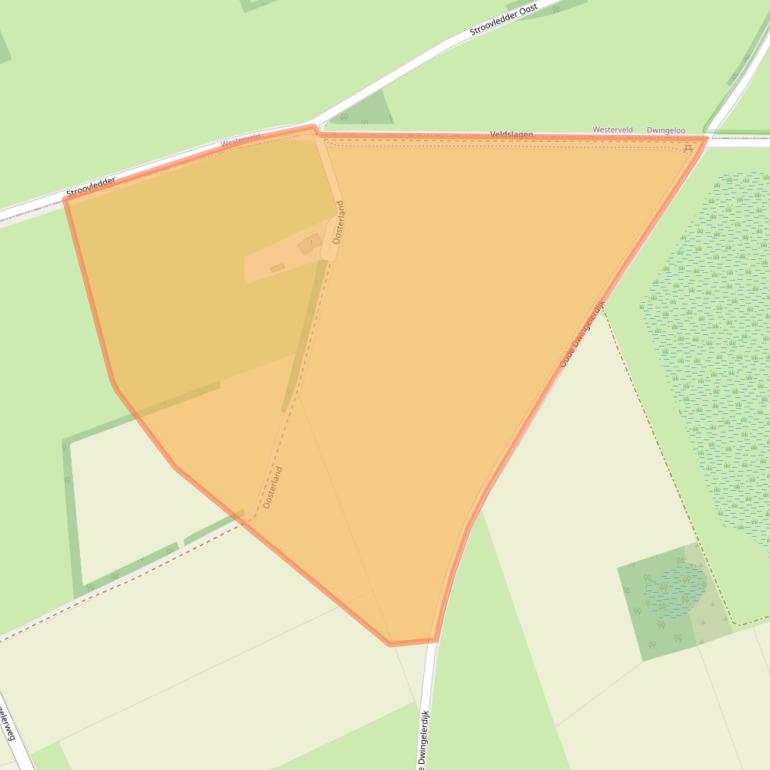 Kaart van postcodegebied 7964KL.