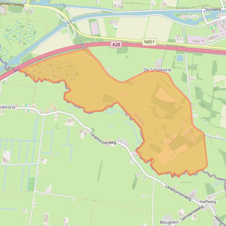 Kaart van postcodegebied 7966AC.