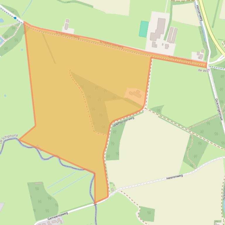 Kaart van postcodegebied 7966AD.