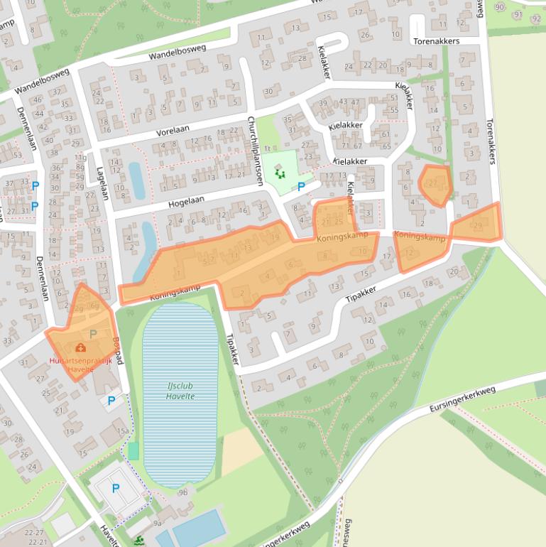 Kaart van postcodegebied 7971AH.