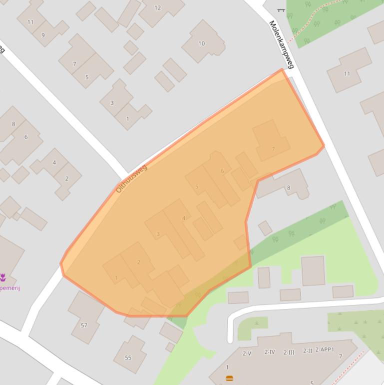 Kaart van postcodegebied 7971BR.