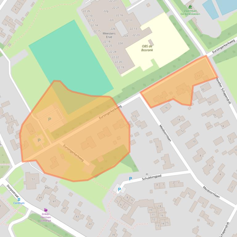 Kaart van postcodegebied 7971BS.