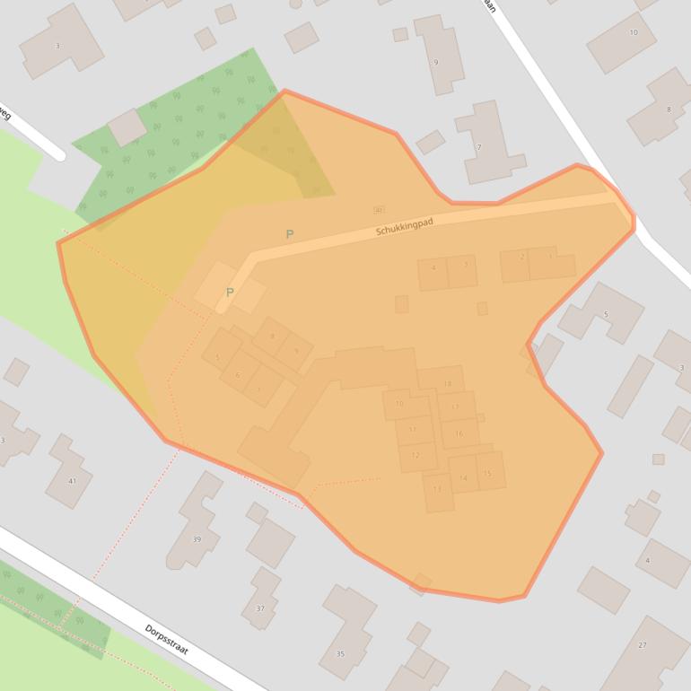 Kaart van postcodegebied 7971BV.
