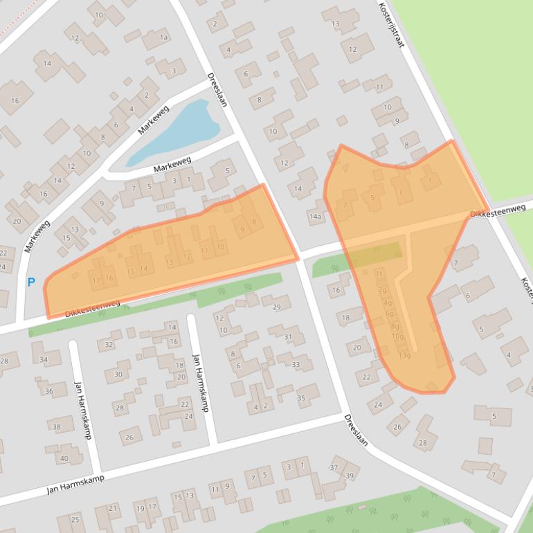 Kaart van postcodegebied 7971CB.