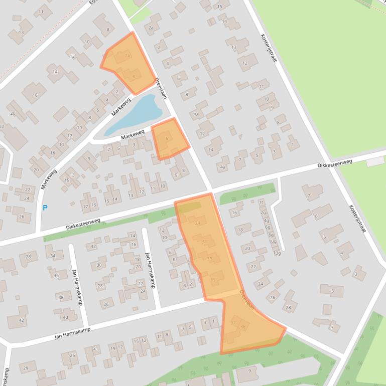 Kaart van postcodegebied 7971CH.