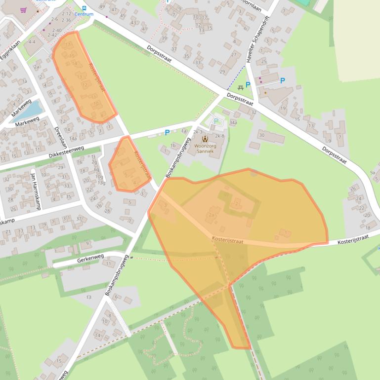 Kaart van postcodegebied 7971CK.