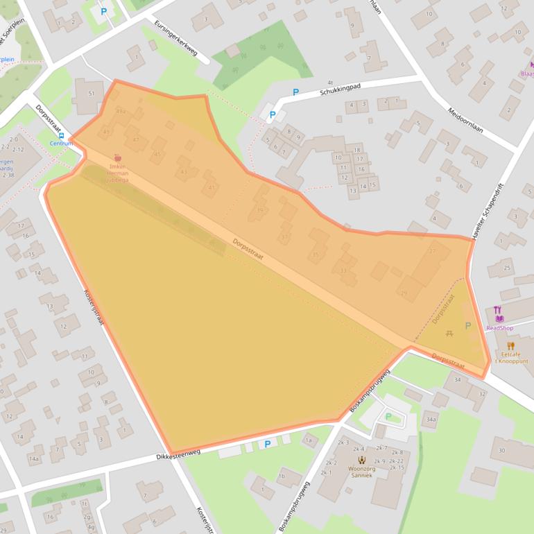 Kaart van postcodegebied 7971CP.