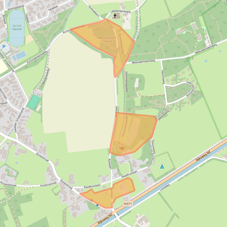 Kaart van postcodegebied 7971CV.