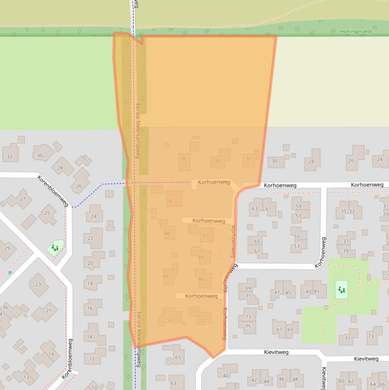Kaart van postcodegebied 7971DK.