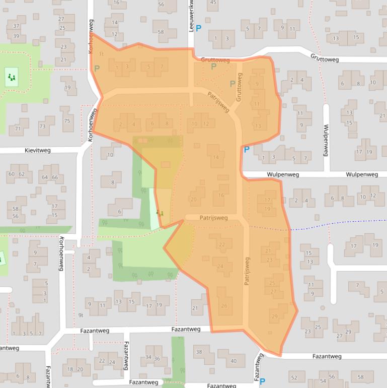 Kaart van postcodegebied 7971DM.