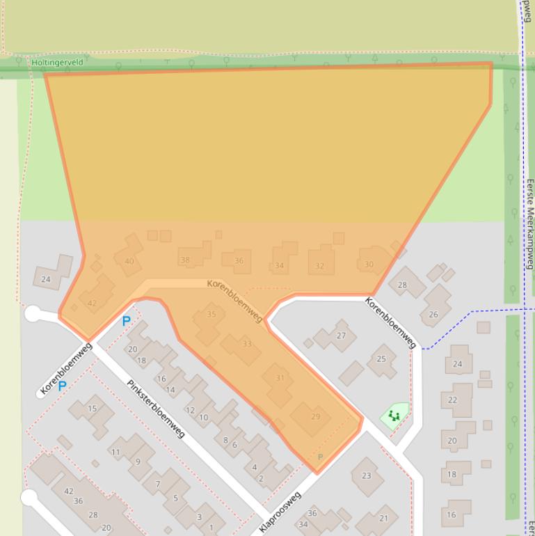 Kaart van postcodegebied 7971EB.