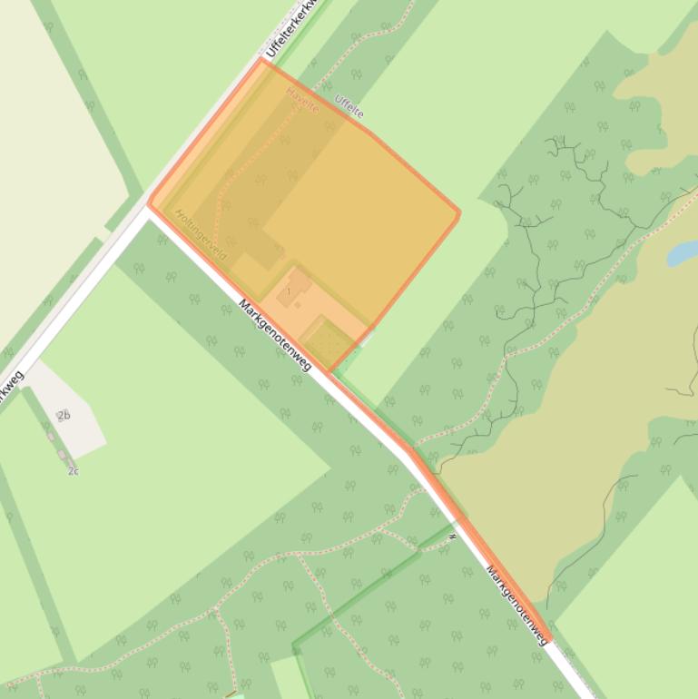 Kaart van postcodegebied 7971PJ.