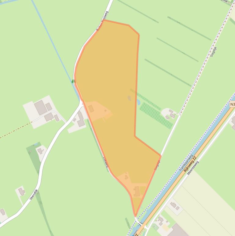 Kaart van postcodegebied 7971RM.