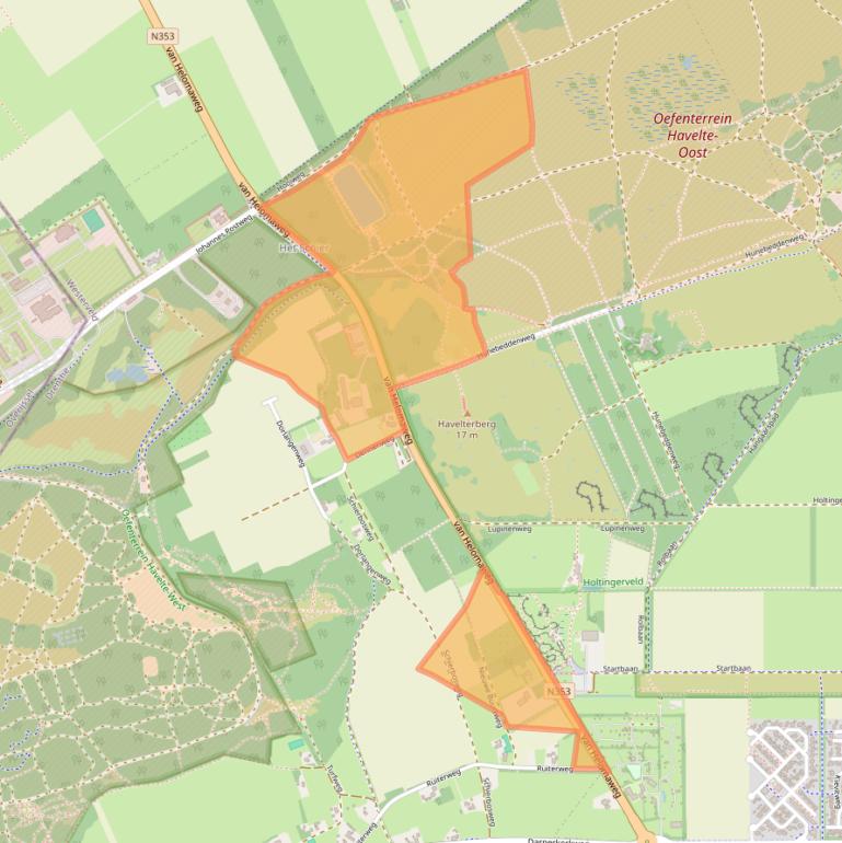 Kaart van postcodegebied 7973JC.