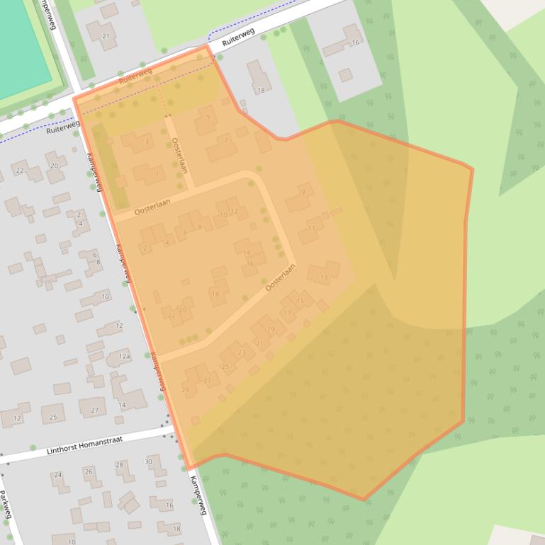 Kaart van postcodegebied 7973JR.