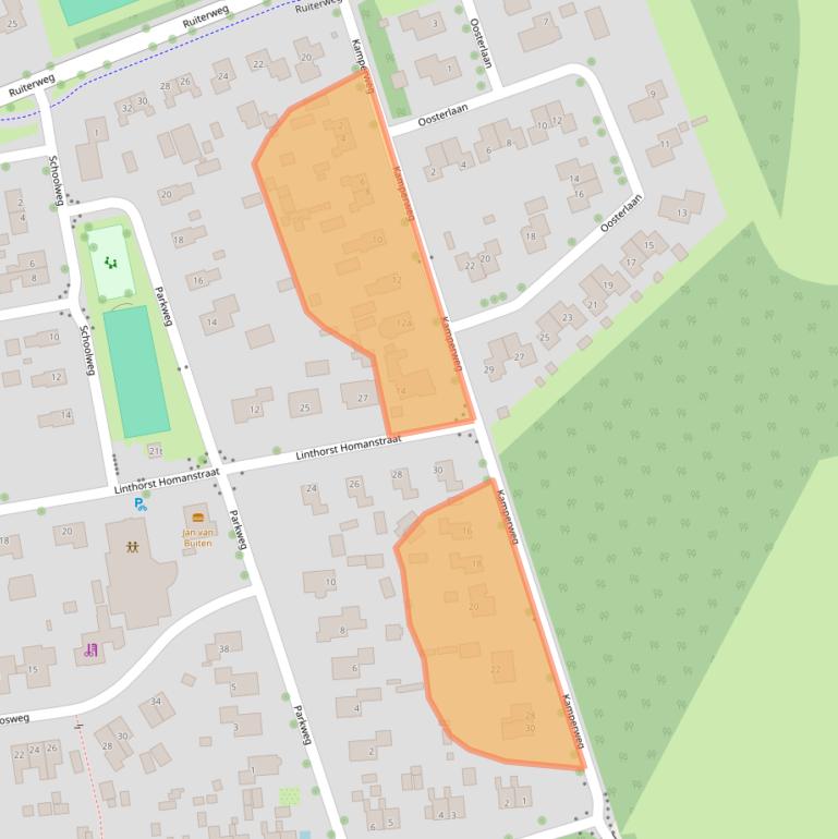 Kaart van postcodegebied 7973JW.