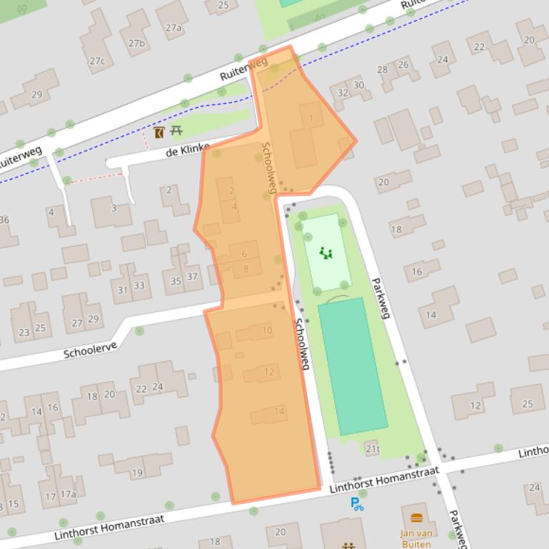 Kaart van postcodegebied 7973KB.