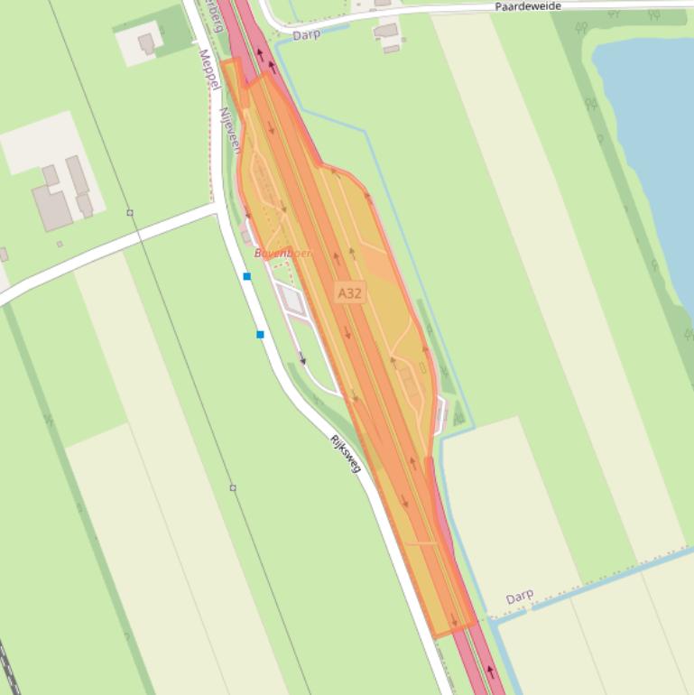 Kaart van postcodegebied 7973KT.