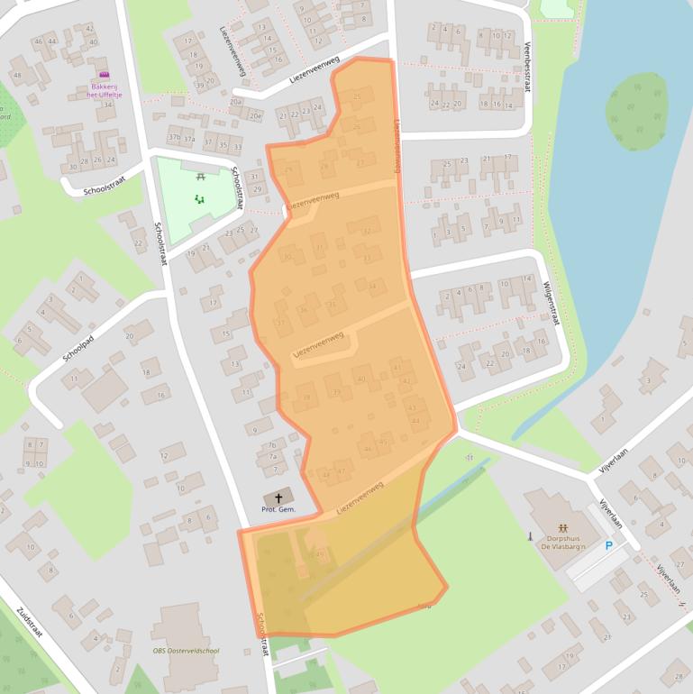 Kaart van postcodegebied 7975AX.