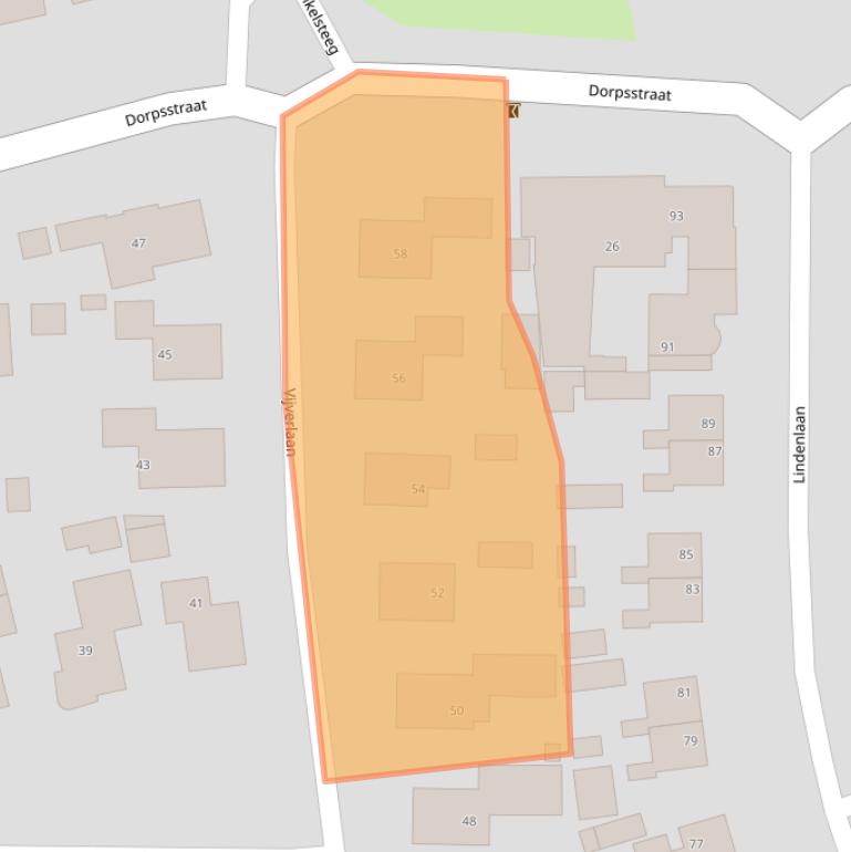 Kaart van postcodegebied 7975BZ.