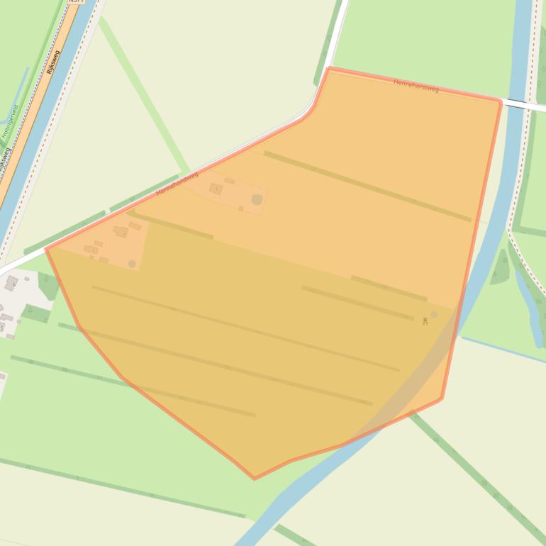 Kaart van postcodegebied 7975PN.