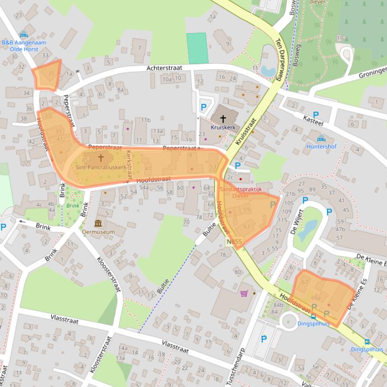 Kaart van postcodegebied 7981AD.