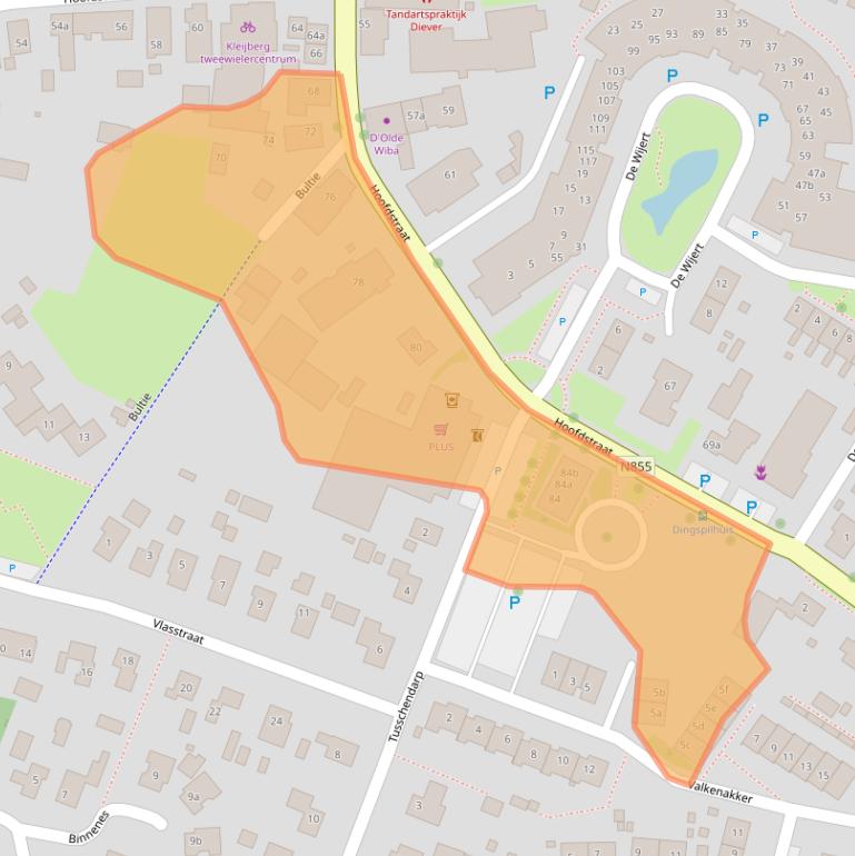 Kaart van postcodegebied 7981AV.