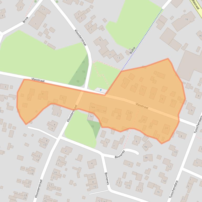 Kaart van postcodegebied 7981BG.