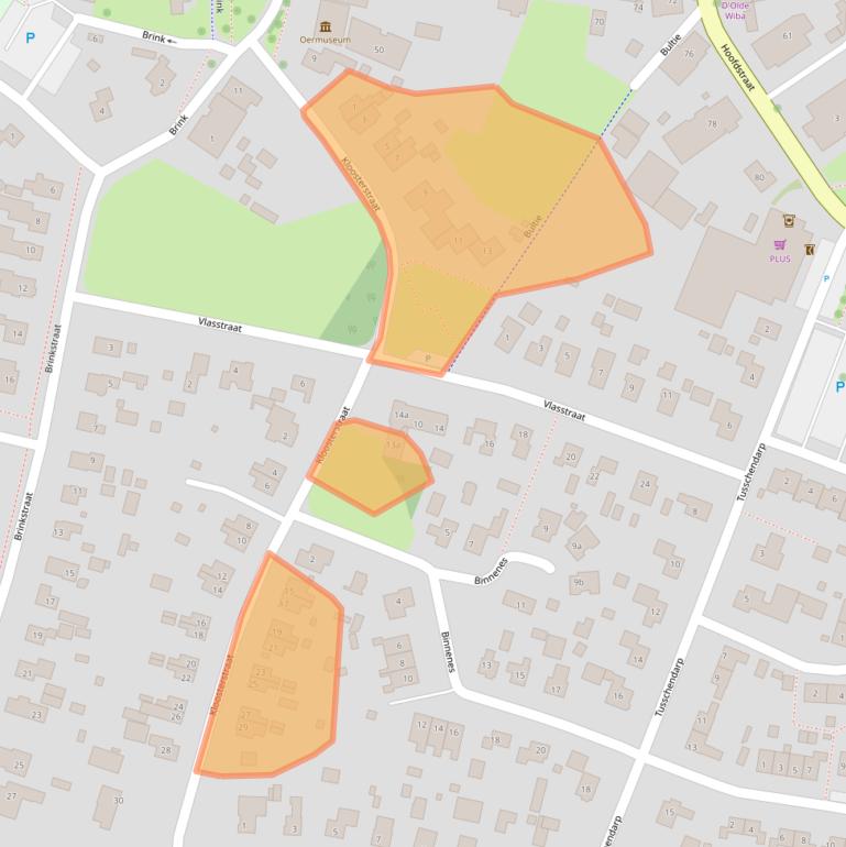 Kaart van postcodegebied 7981BJ.