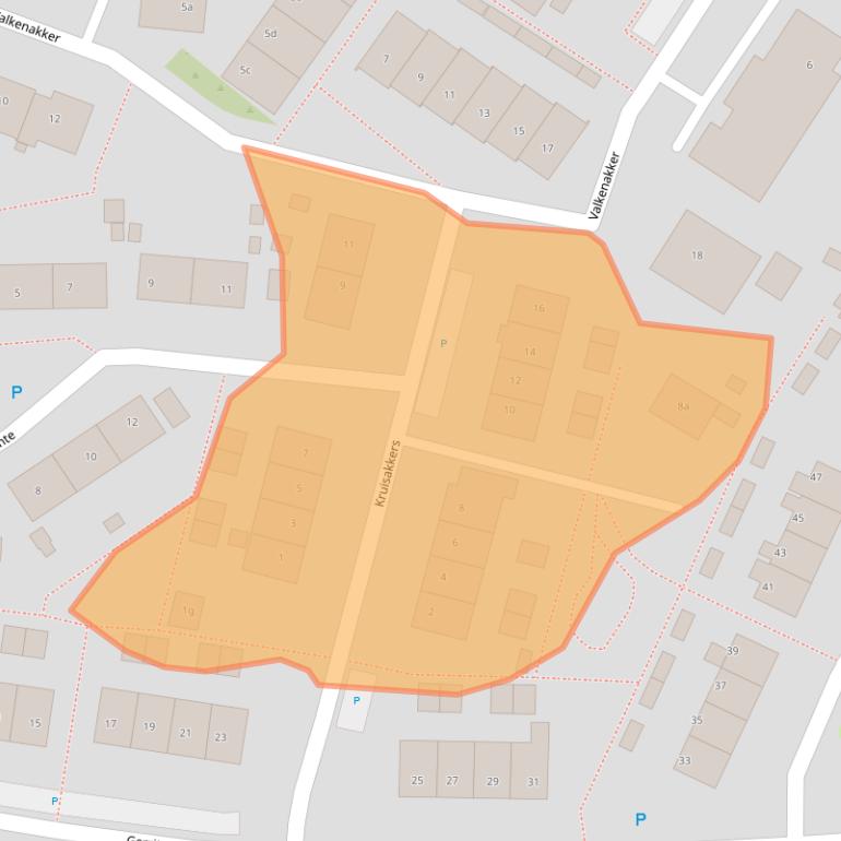 Kaart van postcodegebied 7981BN.