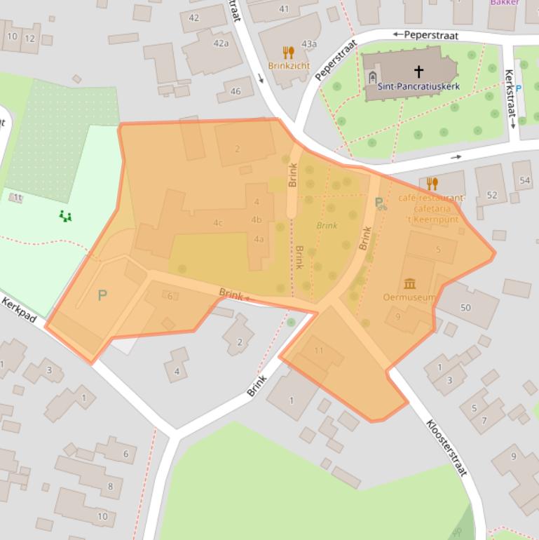 Kaart van postcodegebied 7981BZ.