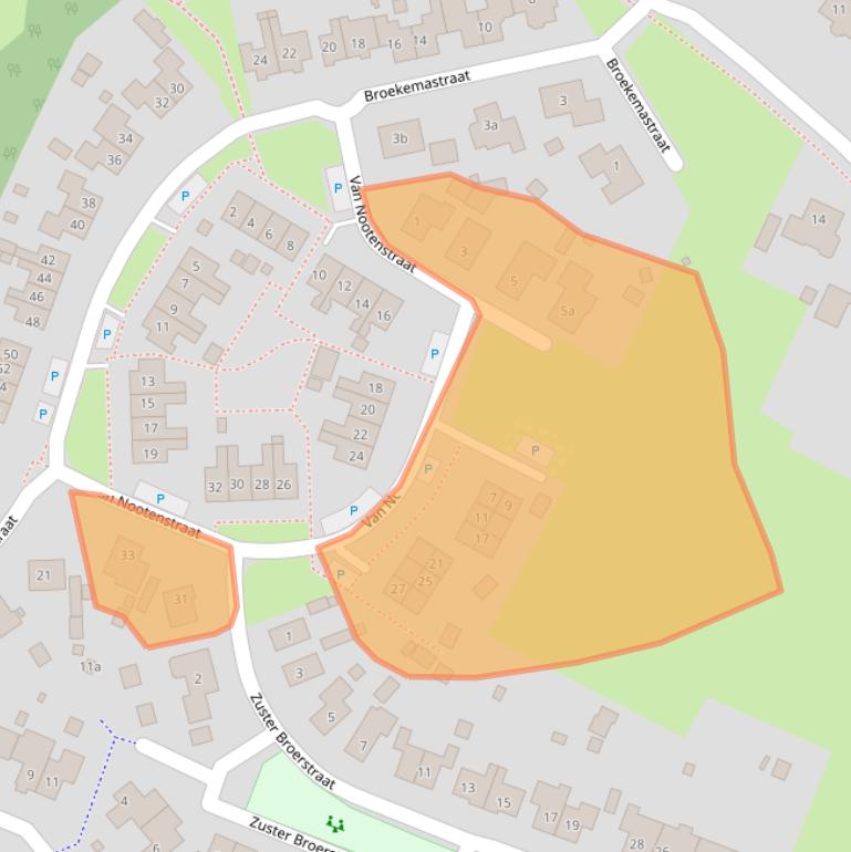 Kaart van postcodegebied 7981DH.