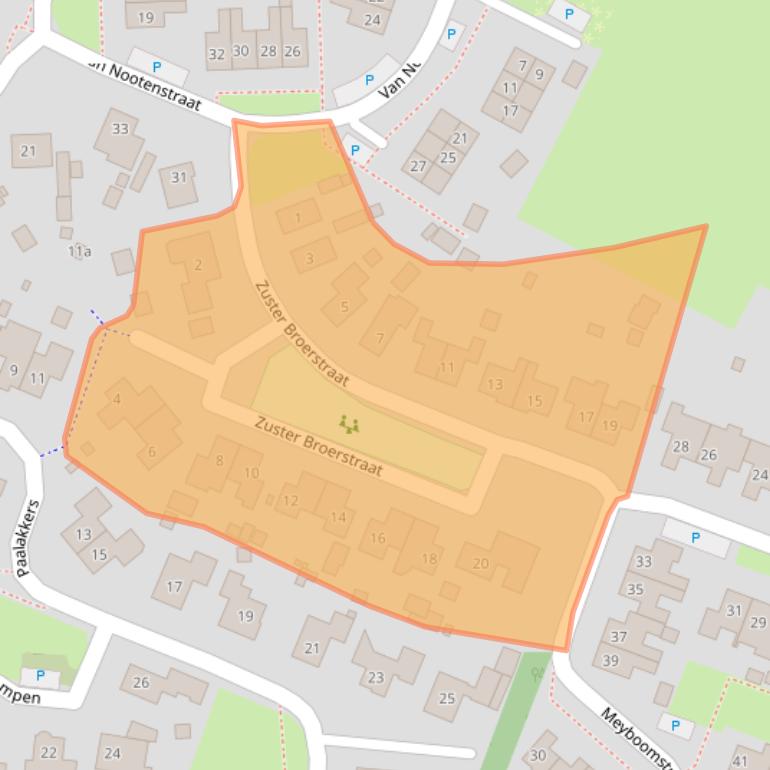 Kaart van postcodegebied 7981DJ.