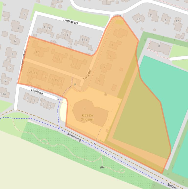 Kaart van postcodegebied 7981DV.