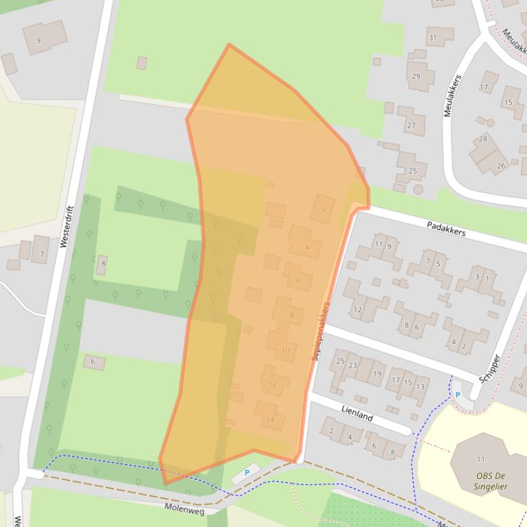 Kaart van postcodegebied 7981DX.