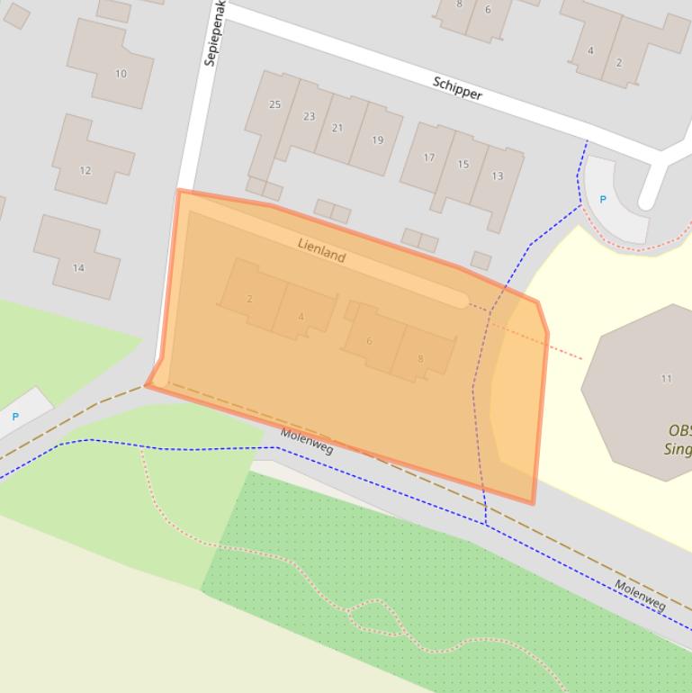 Kaart van postcodegebied 7981DZ.