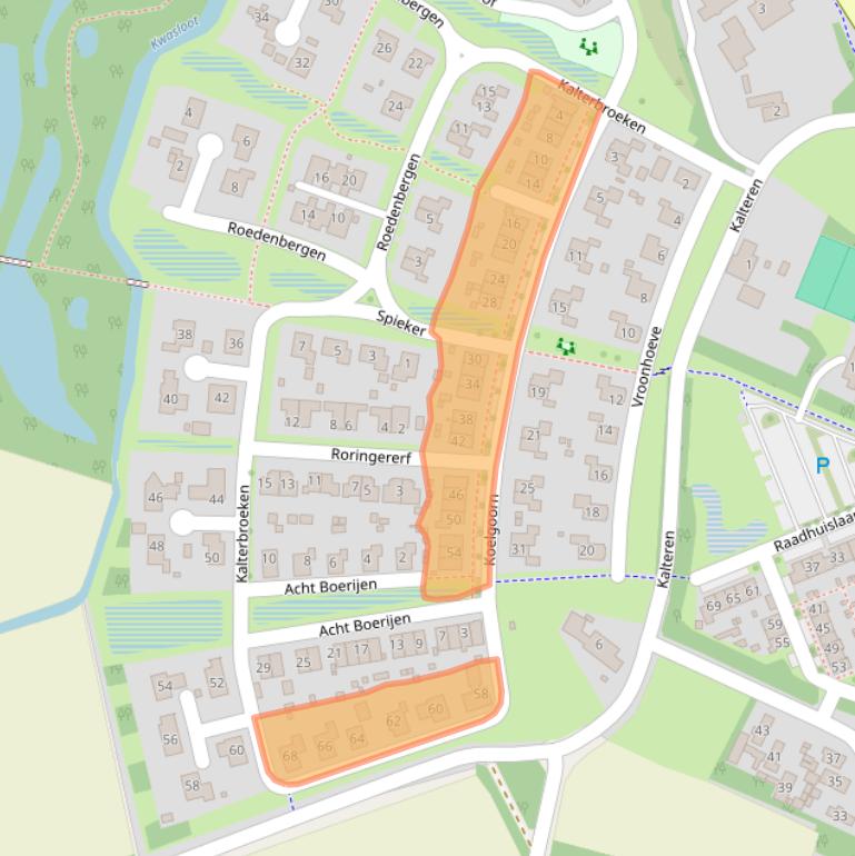 Kaart van postcodegebied 7981EC.