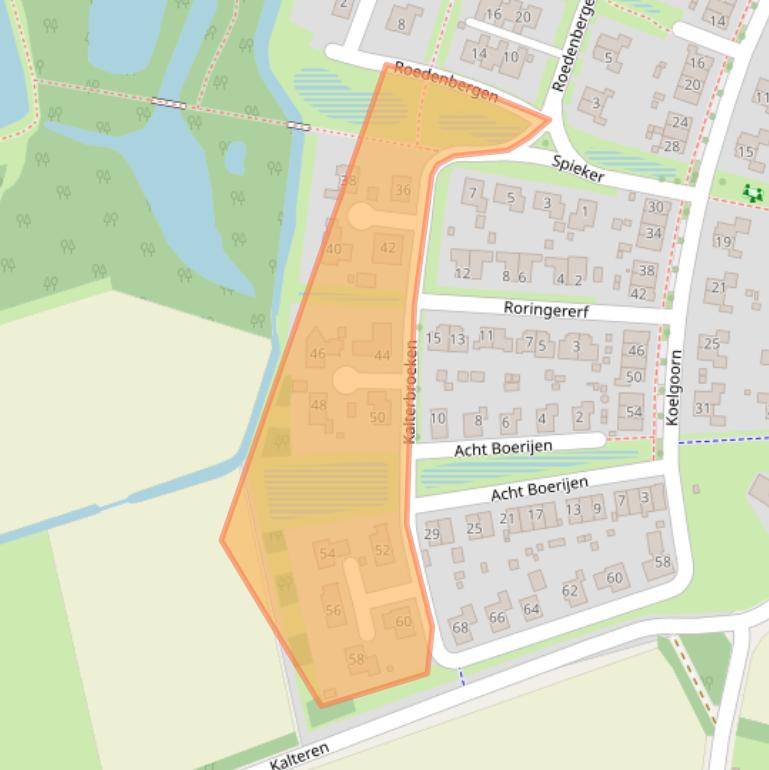 Kaart van postcodegebied 7981EE.