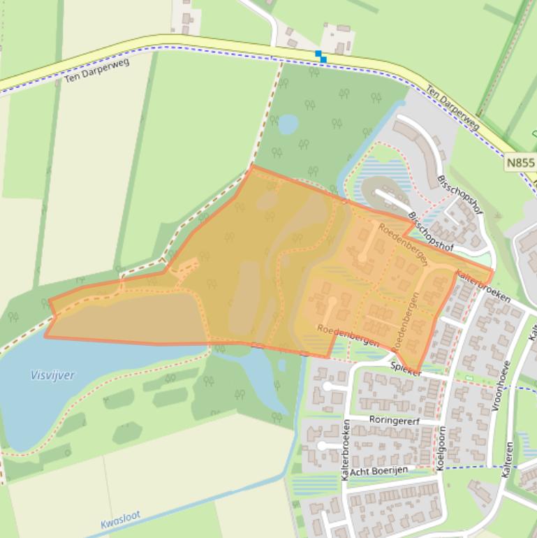 Kaart van postcodegebied 7981EG.