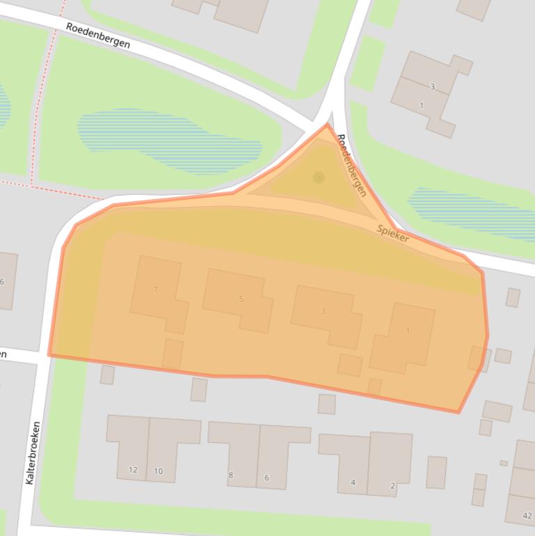 Kaart van postcodegebied 7981EH.