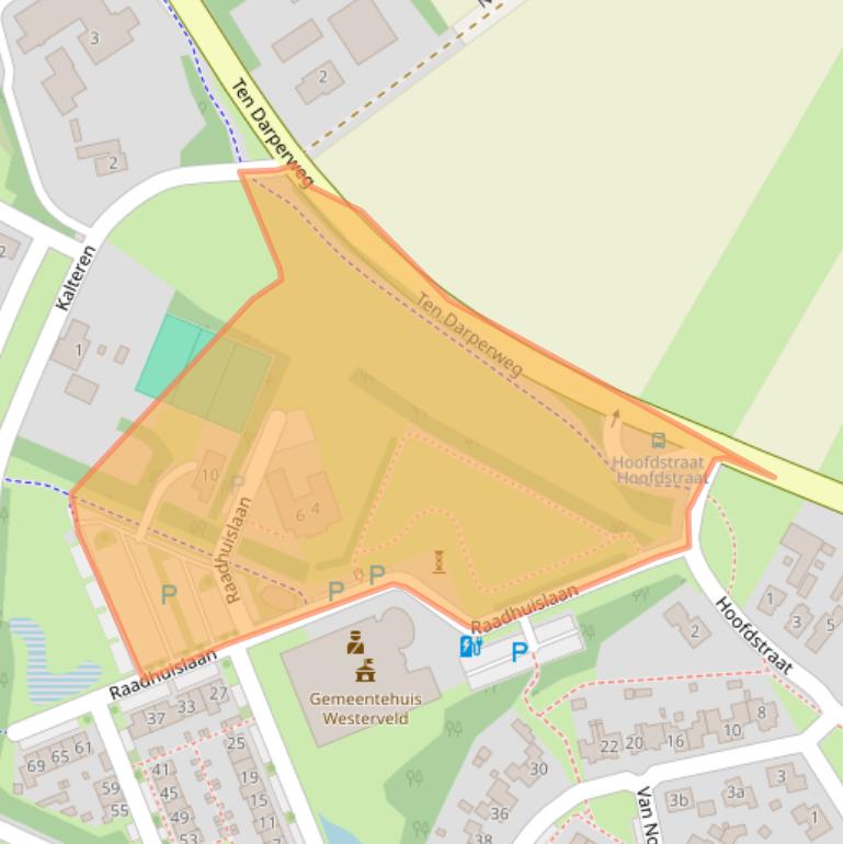 Kaart van postcodegebied 7981EM.