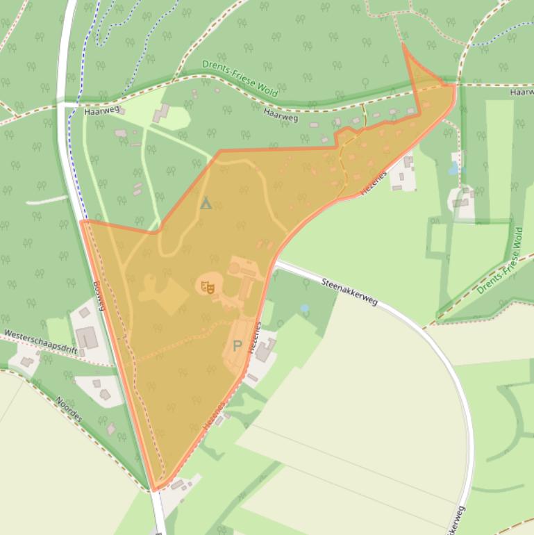 Kaart van postcodegebied 7981LD.