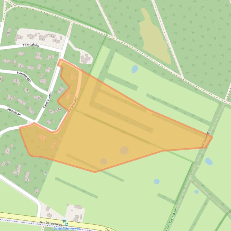 Kaart van postcodegebied 7981LJ.